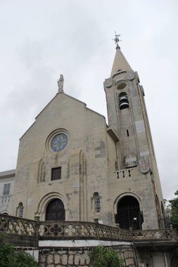 Penha Leydimizin Şapeli. Macau China 'daki Penha Hill kilisemiz.