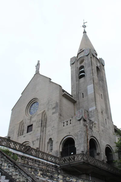 ペンサの聖母礼拝堂 マカオの私達の女性Penha丘教会中国 — ストック写真