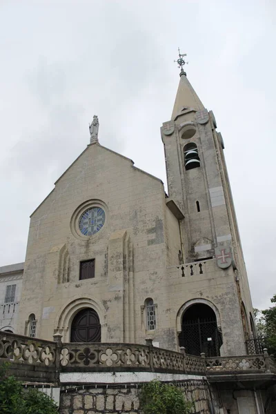 Παρεκκλήσι Της Παναγίας Της Penha Εκκλησία Μας Στο Μακάο Της — Φωτογραφία Αρχείου