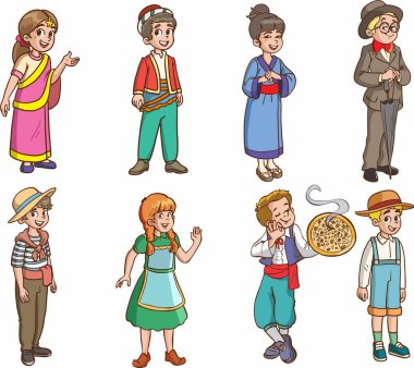 Farklı ülkelerden çocuklar