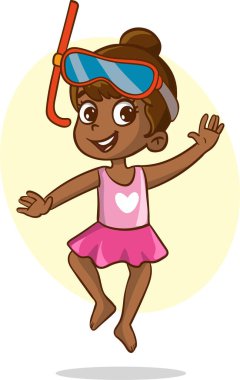 Tatlı çocuklar yaz tatilinde eğleniyorlar..