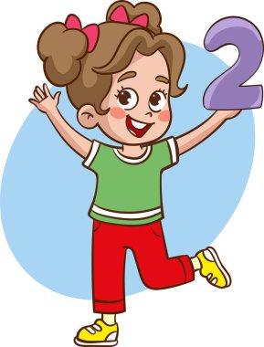 çocuk eğitim vektör çizimi tasarımı