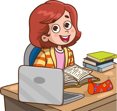 Masada çalışan sevimli çocuklar.