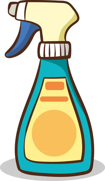 Vector Illustratie Van Reiniging Spray Fles — Stockvector
