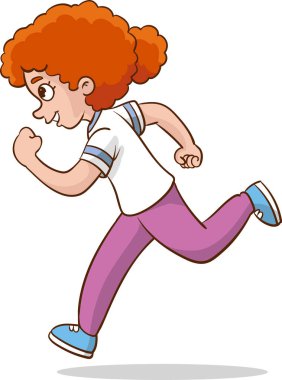 Çalışan çocukların vektör illüstrasyonu