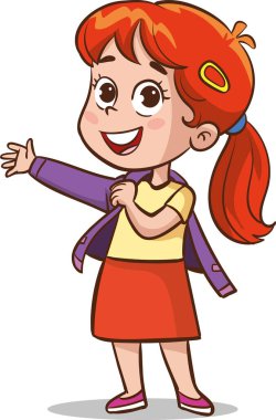  Kıyafet giyen çocukların vektör çizimleri. Çocukların elbise ve pantolon değiştirmesi..
