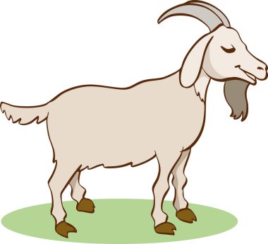 Keçi çizgi filmi karakteri izole edildi