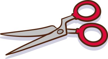 makas kırmızı çizgileri kes