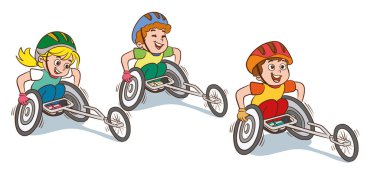 Spor Giysilerinde Maraton Koşusuna Katılan İnsan Karakteri Vektör İllüzyonu