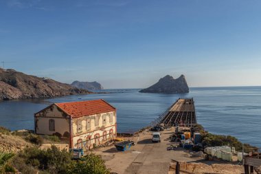 Aguilas, İspanya 'daki Hornillo rıhtımı.