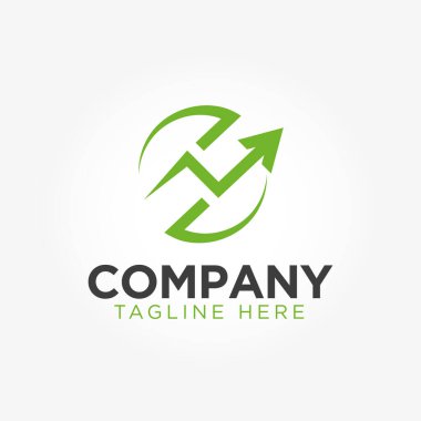 Arrow logo tasarımı ve işletmeniz için büyüme konsepti