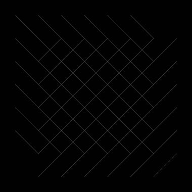 Siyah arkaplan ile kusursuz geometrik vektör deseni.