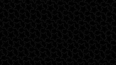 Yıldız şekli pürüzsüz desen canlandırılmış yakınlaştır ve döndür.
