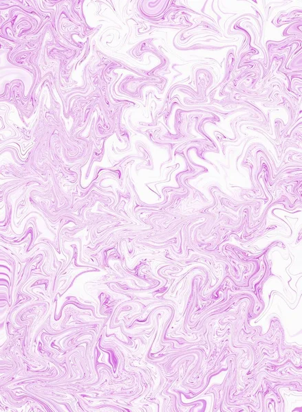 Folyékony Absztrakt Minta Háttér Márvány Textúra Rózsaszín Akvarell Festékkel — Stock Fotó