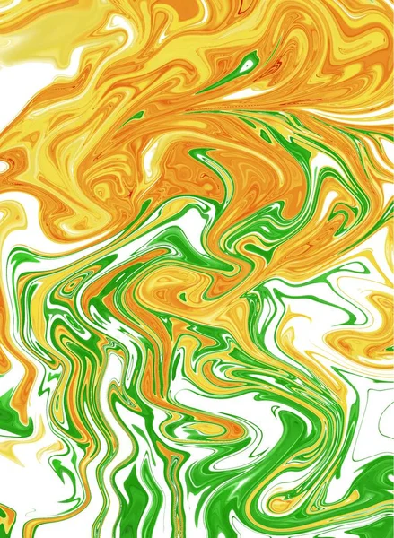 Liquid Abstract Background Oil Painting Streaks Colorful Line Pattern — Stock Photo, Image