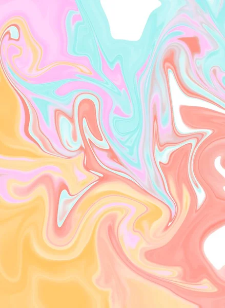 Yağlı boya çizgileri ve suluboya ile sıvı soyut arkaplan