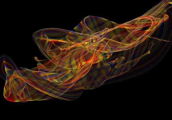 Soyut fraktal arkaplan. tasarım için güzel ve desenli desen