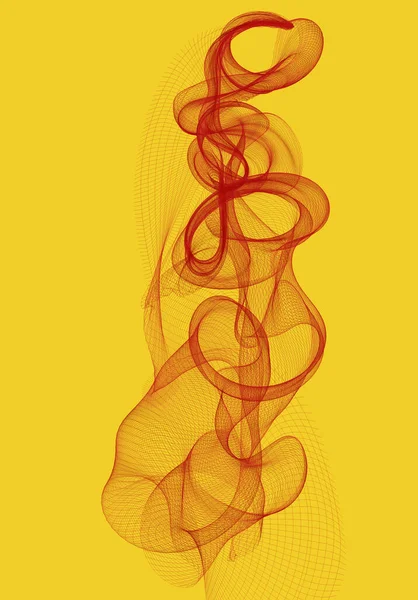 abstract background with orange lines on yellow background for your design