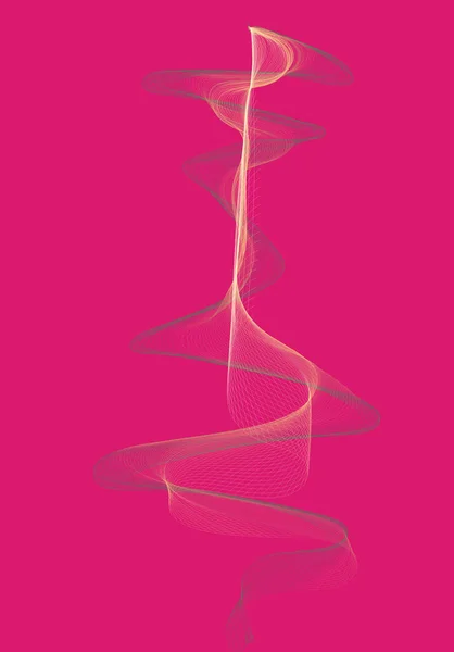 Işıldayan sıvı dalgalarla soyut arkaplan