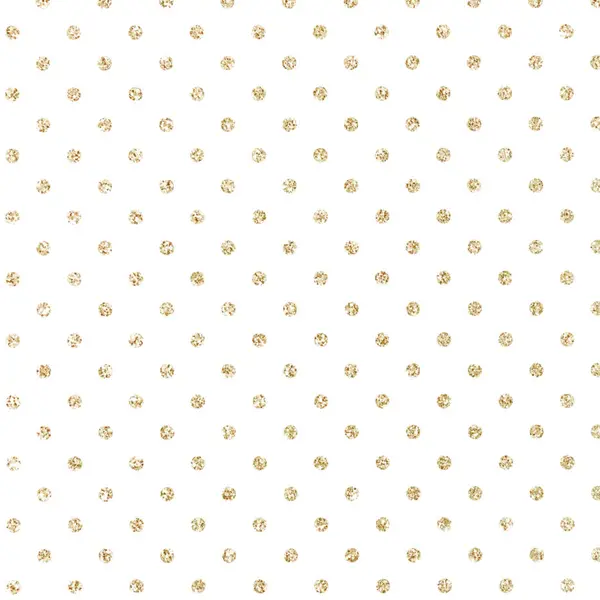 Seamless Gold Polka Dot Glitter Luxury Metallic Party — Stock Photo, Image