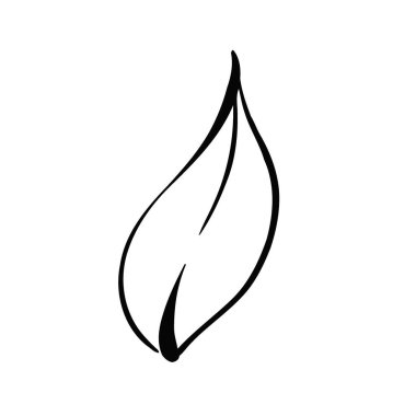 Yaprak, tasarım elemanı. Düğün davetiyesi için botanik dersi, tarihi kaydedin, teşekkürler, ya da tebrik kartı. Grafik vektör çizgisi, el çizimi, kriket için siyah siluet.