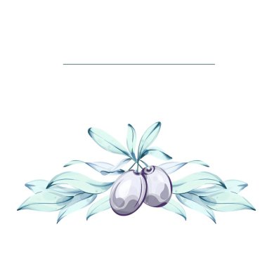 Bu canlı suluboya illüstrasyonunda zeytin ve zeytin yapraklarından oluşan bereketli bir düzenleme İtalyan mutfağındaki ve sağlıklı beslenmedeki ayrılmaz rollerini kutluyor. Hassas fırça darbeleri yakalar