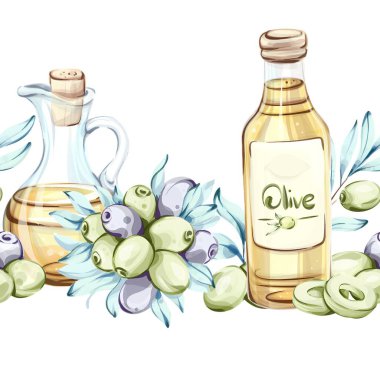 Bu koleksiyonda zeytin ve zeytinyağı resmedilen büyüleyici bir suluboya çizimleri serisi yer almaktadır. Canlı renkler İtalyan mutfağının özünü yansıtıyor. Güzelliği ve güzelliği vurguluyor.