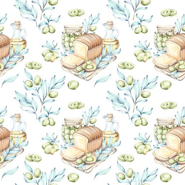 Bu sanat eserinde zeytin yağı ve suluboya ile güzel resmedilmiş sanatsal ekmeklerden oluşan kusursuz bir desen sergileniyor. Tasarım, İtalyan mutfağının özünü ve doğayı yansıtıyor.