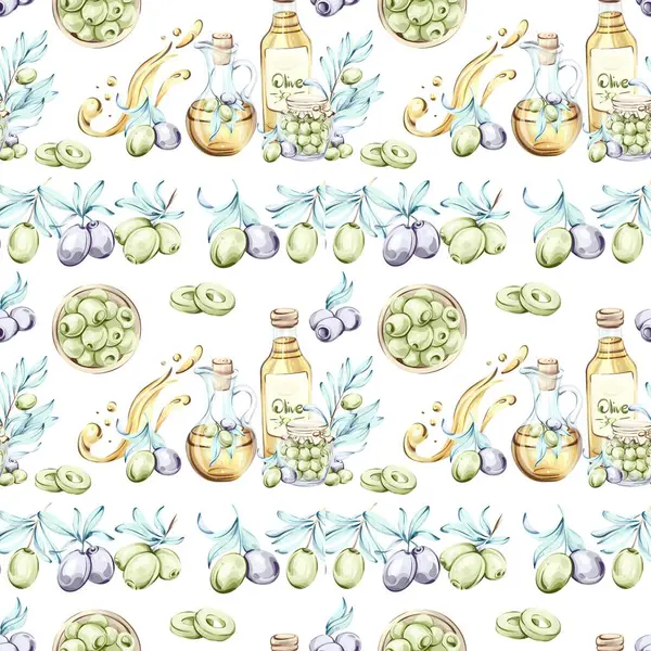 Bu pürüzsüz desen, canlı suluboya zeytin ve zeytin yağı örneklerini içeriyor. Tasarım, İtalyan mutfağının özünü ve zeytinlerin doğal güzelliğini ön plana çıkarıyor.