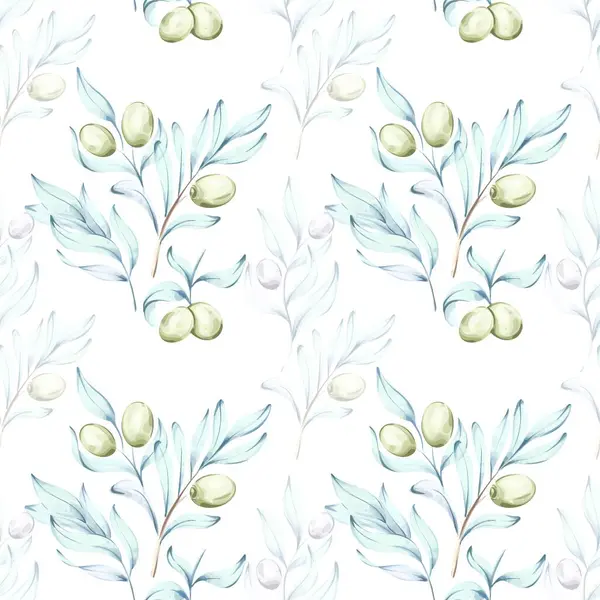 Bu suluboya desen, İtalyan mutfağı ve doğasının özünü vurgulayan zeytin ve zeytin dallarının hassas çizimlerini içeriyor..