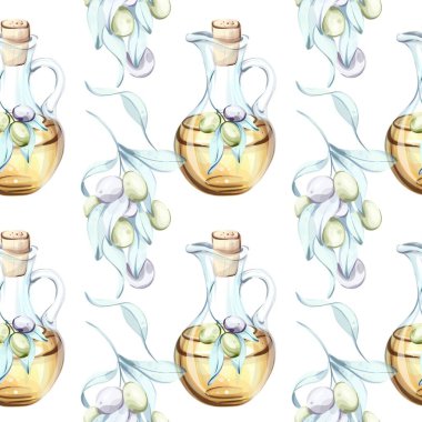 Bu sanat eserinde, zeytin ve zeytinyağından yapılmış hassas suluboya şişelerden oluşan kusursuz bir desen sergileniyor. İtalyan mutfağının ve doğasının özünü vurgulamak gerekirse bu tasarım mükemmel.