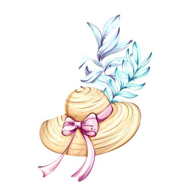 Lezzetli bir hasır şapka, tatlı bir yay ve canlı yapraklar sunar, güneşli kumsalları ve neşeli kutlamaları çağrıştırır. Yaz maceraları için gerekli bir aksesuar..