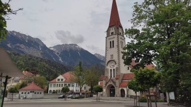 Eski şehrin güzel manzarası