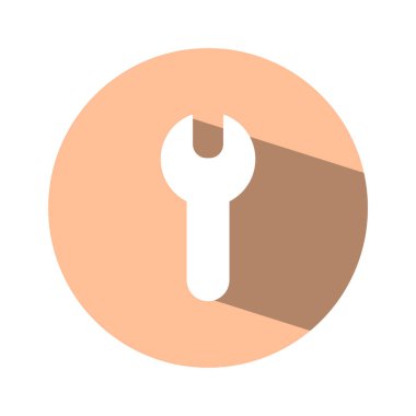 Düz Takvim Simgesi Vektör İllüstrasyonu