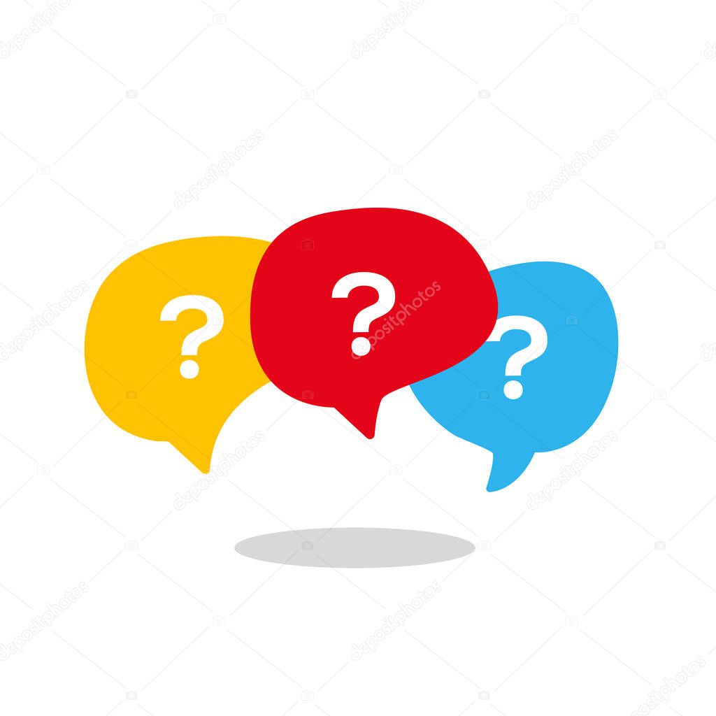 Message box with question mark icon