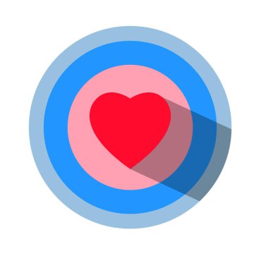 resimde kırmızı kalpler simgeler vektör