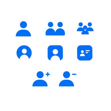 Trendy düz stilde Kullanıcı Simgesi