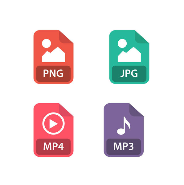 file format, ipg, png, mp4, mp3