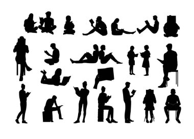 Kitap Silüeti Resim Koleksiyonunu Oku