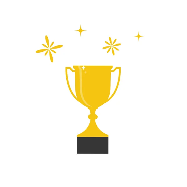 Winner Cup Prize Award Emblem — Stock Vector