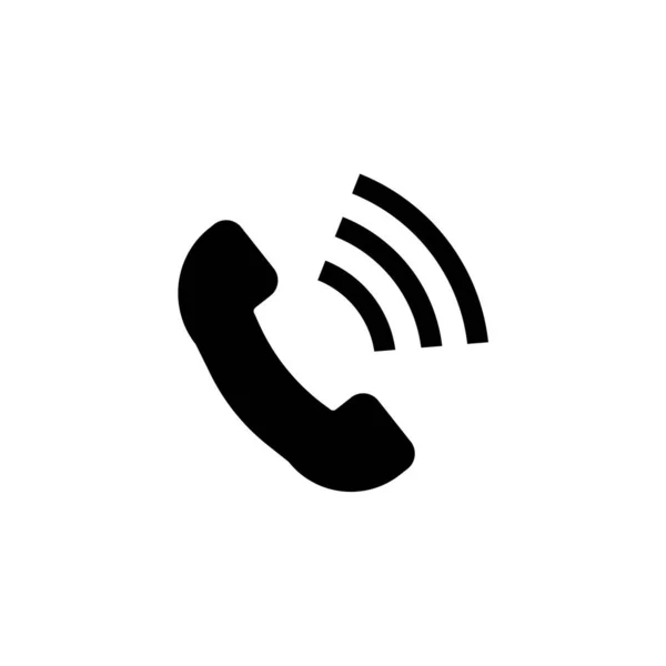 Phone Call Icon Design — Stock Vector
