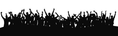 Konserde tezahürat yapan kalabalık. İnsanlar konserde el kaldırıyor.
