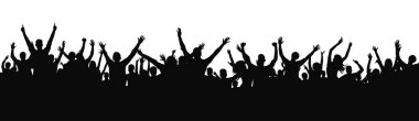 Konserde tezahürat yapan kalabalık.. Müzik konserinde dans eden mutlu bir grup genç.