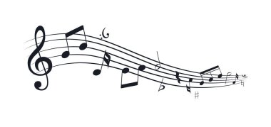 Müzik sayfası. Müzik seti. Müzik notası çalışanları