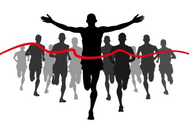 Maraton koşmak, koşucu kazanmak, atletizm sporcusu olmak