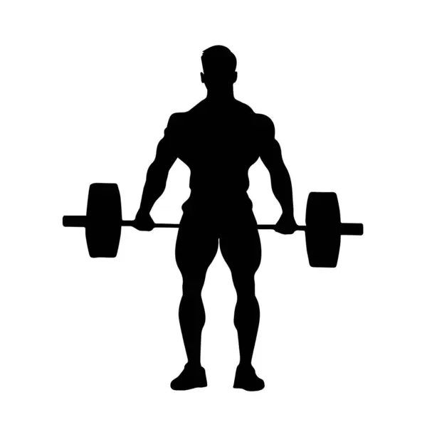 stock vector Weightlifting sport activity man silhouettes, weightlifting, weightlifter silhouette isolated