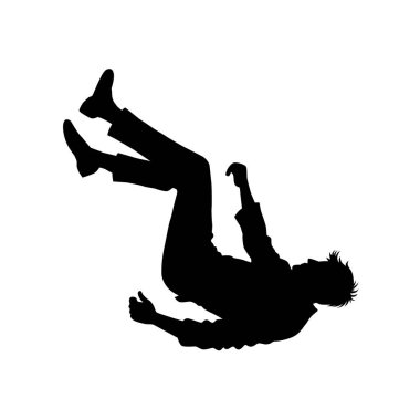 Düşen adam, gökten düşen adamın çizimi, düşen adamın.