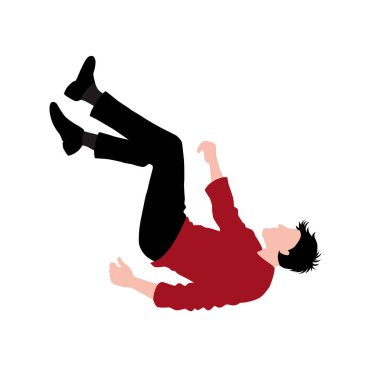 Düşen adam, gökten düşen adamın çizimi, düşen adamın.