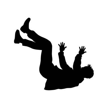 Düşen adam, gökten düşen adamın çizimi, düşen adamın.