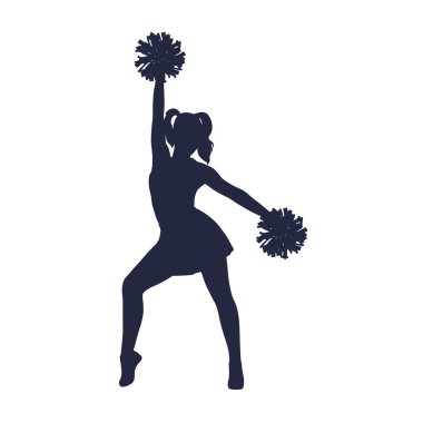 Genç bayan amigo kız, amigo kız silueti farklı pozisyonlarda, Amigo Takımı silueti